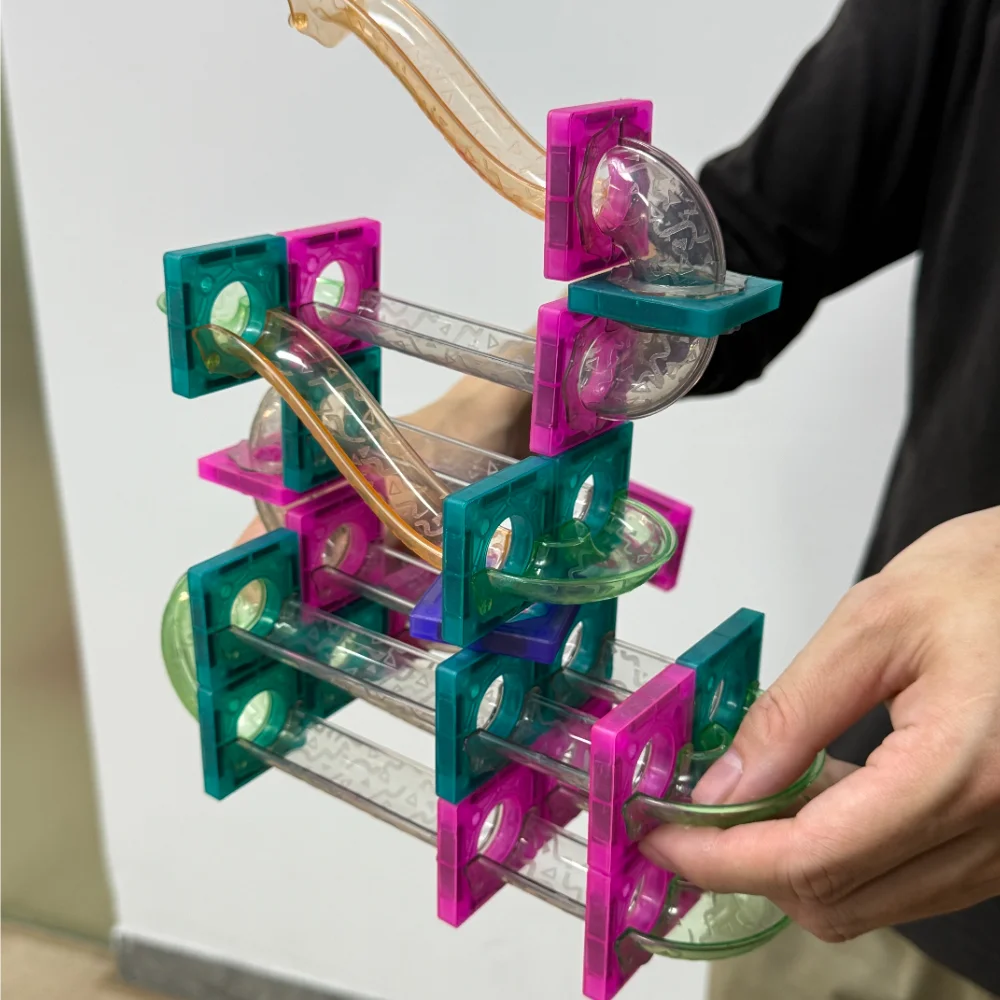 インテリジェントおもちゃギフトローラー磁気ブロック多機能おもちゃ安全素材インテリジェント組み立て子供のおもちゃギフト