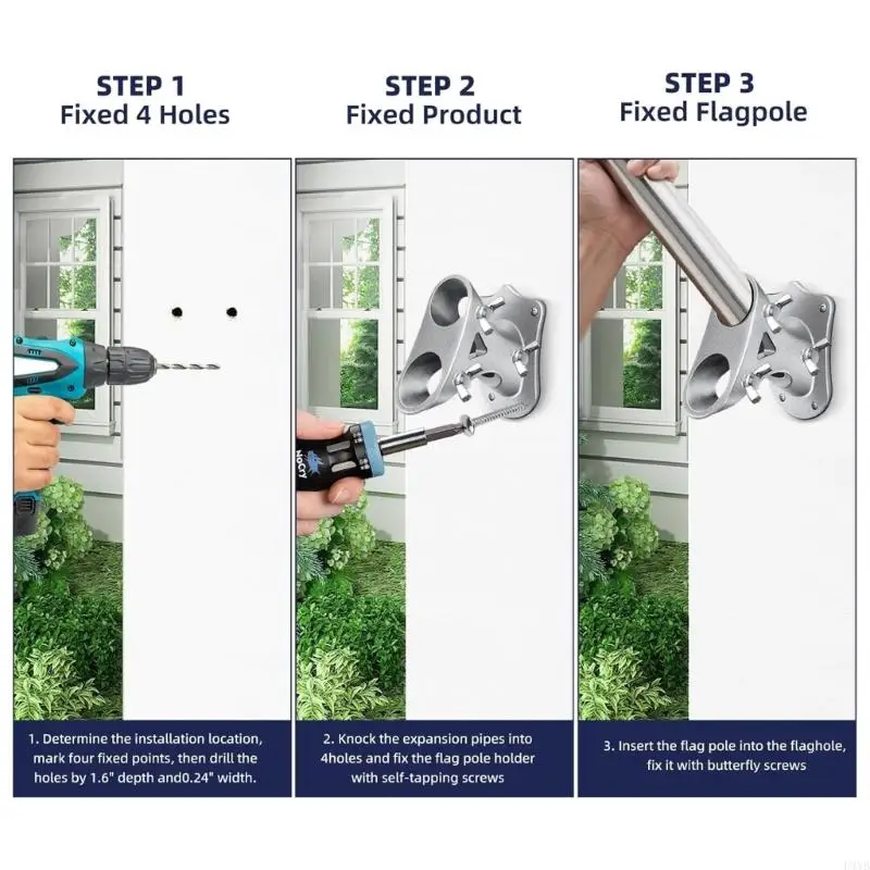 الفضاء الجوي الصف الألومنيوم سارية العلم جبل الثقيلة نوع الجدار بين قوسين مانعة لتسرب الماء للأعلام في الهواء الطلق P9YB