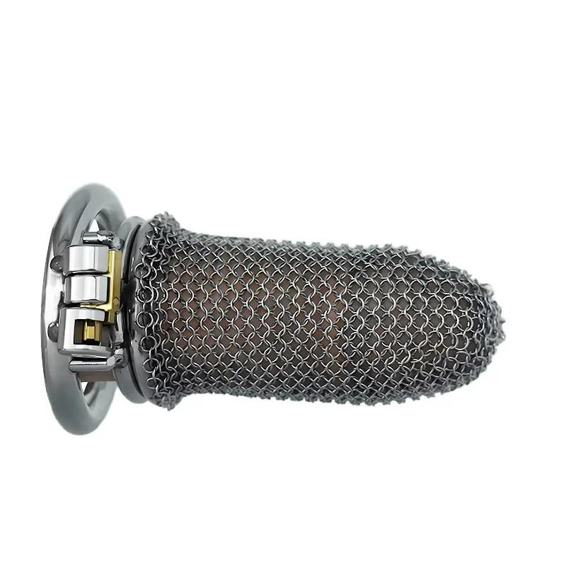 BDSM Device Metal ventilare la gabbia di castità per maleslimatexlimayn consolle c muslimb Restraint Cock Lock aumenta il flusso d'aria adulti giocattoli del sesso 18 +