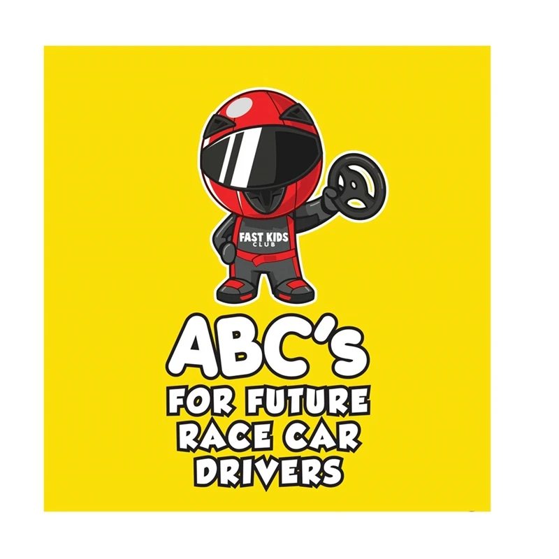 ABC'S for Race Car Drivers Alphabet Book (Baby Book, Children'S Book, Toddler Book)