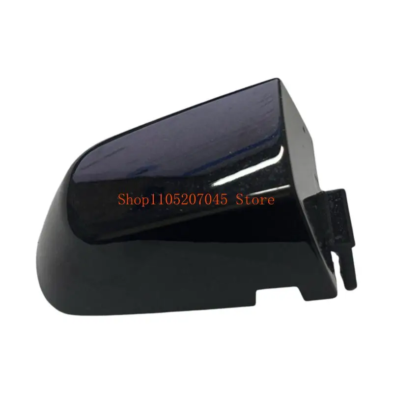 37cd Inner Door Handle End Cap Cover Replacement, Black Plastic Trim Piece for Clean Interior Door Repair and Cabin Update