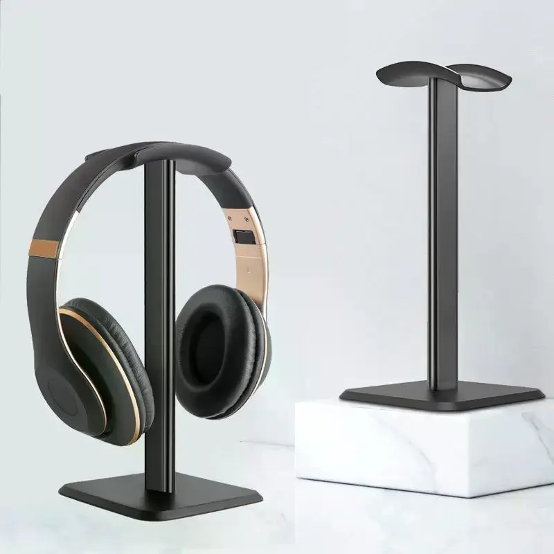 Space-Saving Aluminum Alloy Headphone Stand, Desktop Organizer & Earphone Display Bracket