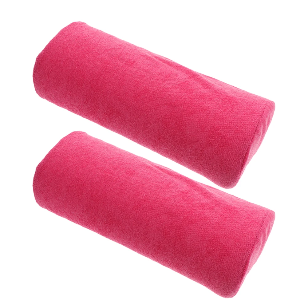 

2pcs Nail Hand Pillow Rest Stand Semicircle Sponge Salon Accessory Support Arm Rest Cushion Manicure Holder