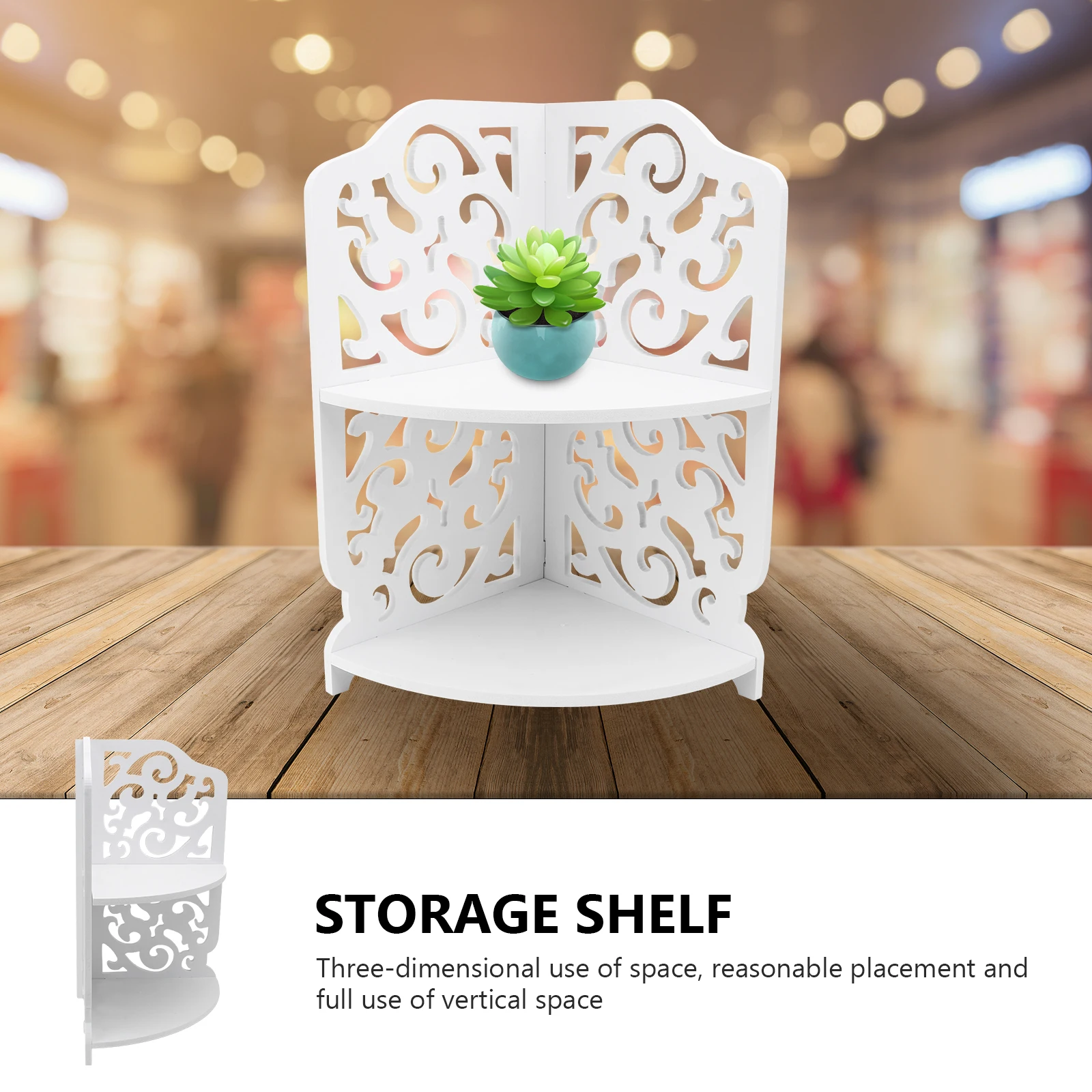 

1pc Simple Two Layer Bathroom Storage Rack Shelf Lightweight Space Saving Organizer For Home Kitchen Toilet Household Supplies