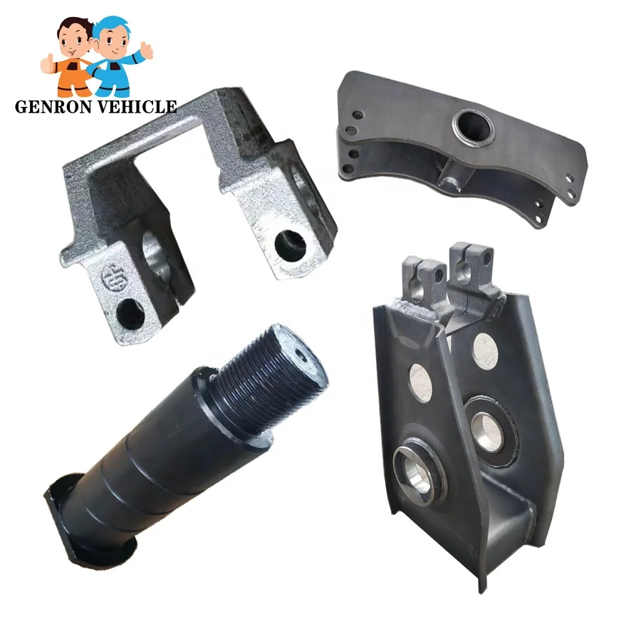 3-axles Air Semi Trailer Mechanical Suspension Trailer Air Suspension For Semi Trailer