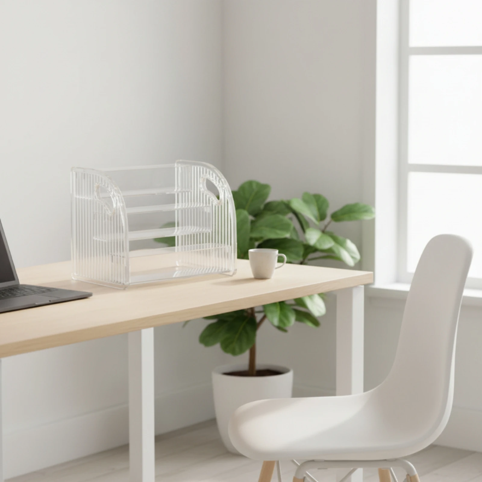 Tiered Acrylic Display Stand Stable Acrylic Display Riser Countertop Organizer 3-Tier Slim for Retailers