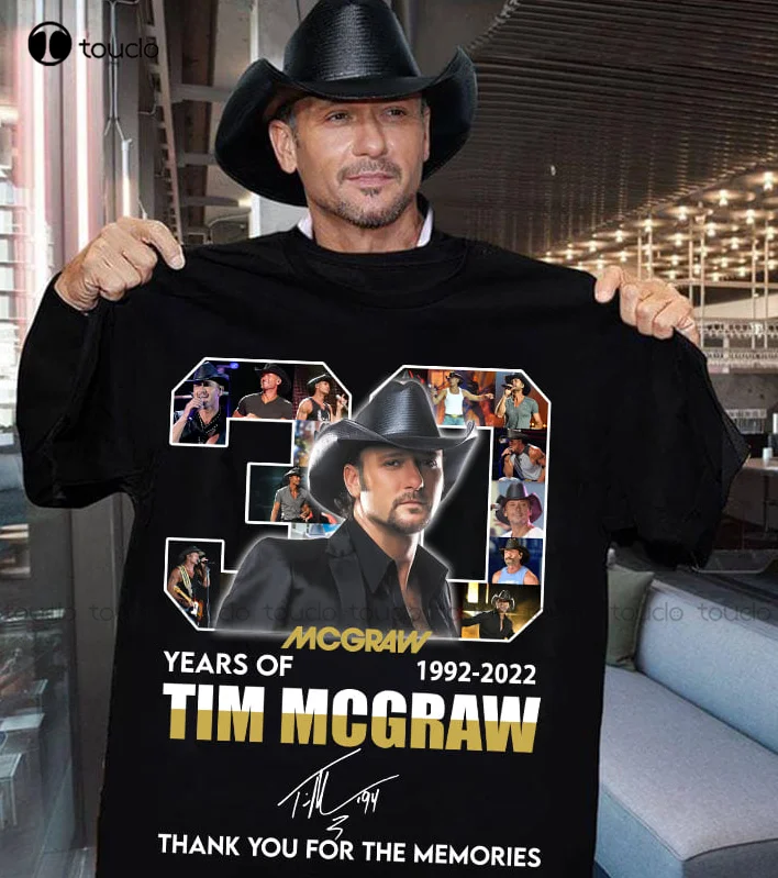 Thank Your For The Memories Tim Mcgraw 1992 2022 T Shirt Cute Shirts For Girls Custom Aldult Teen Unisex Xs-5Xl Cotton New Tee