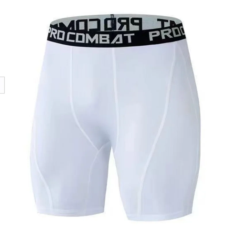 

Мужские спортивные трусы для фитнеса, спортивные облегающие эластичные быстросохнущие брюки с карманами, баскетбольные тренировочные шорты для велоспорта на открытом воздухе