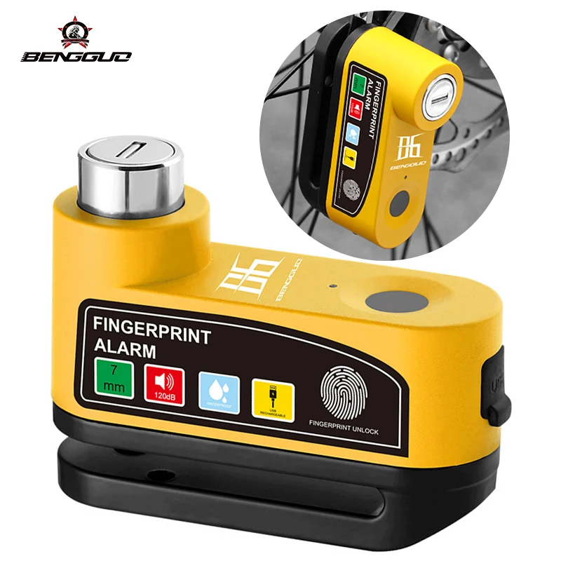 الأمن موتو عجلة القرص قفل مقاوم للماء دراجة نارية القرص قفل حماية السلامة قفل دراجة نارية الملحقات #1