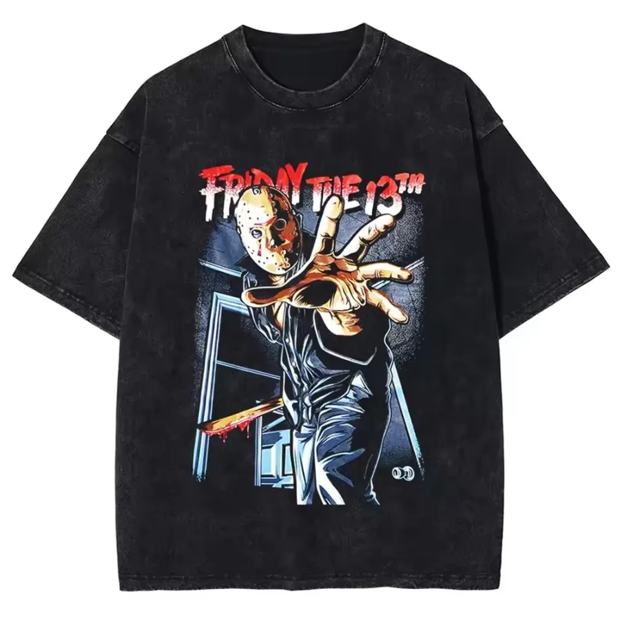 

Retro washed classic design pattern printing shows a different super cool feeling men's essential T-shirt