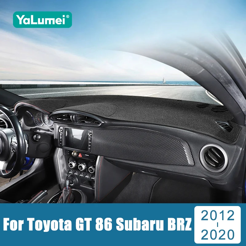 

For Toyota 86 GT86 2012 2013 2014 2015 2016 2017 2018 2019 2020 Car Dashboard Cover Dash Mat Sun Shade Non-slip Pad Accessories