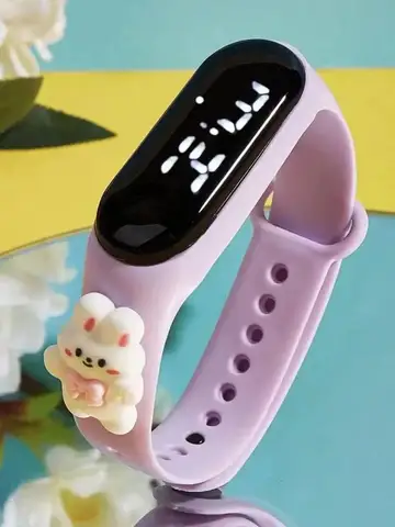 New Cartoon LED Figure Watch Children's Student Bracelet Watch Touch Electronic Watch
