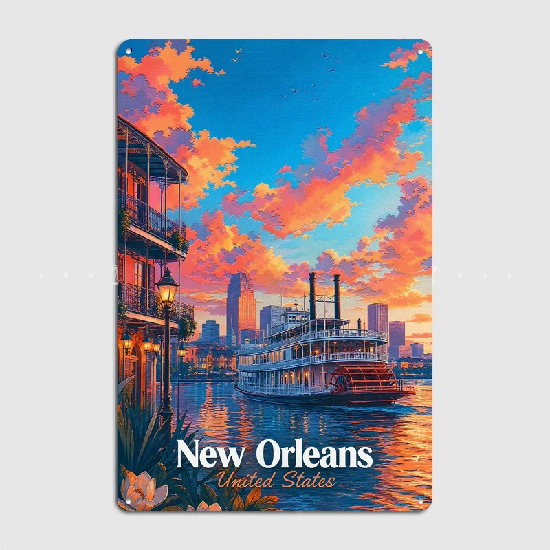 New Orleans Steamboat Sunset R - Home Decor New Orleans recensie en prijs