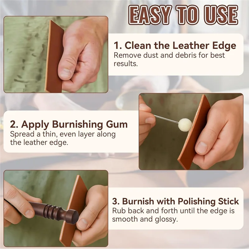 

LNHF 2 шт. Набор для полировки кромок из полиуретана, полировальный палочка 150 г и полировальная палочка для сандалового дерева, полированный шлифовальный инструмент для полировки