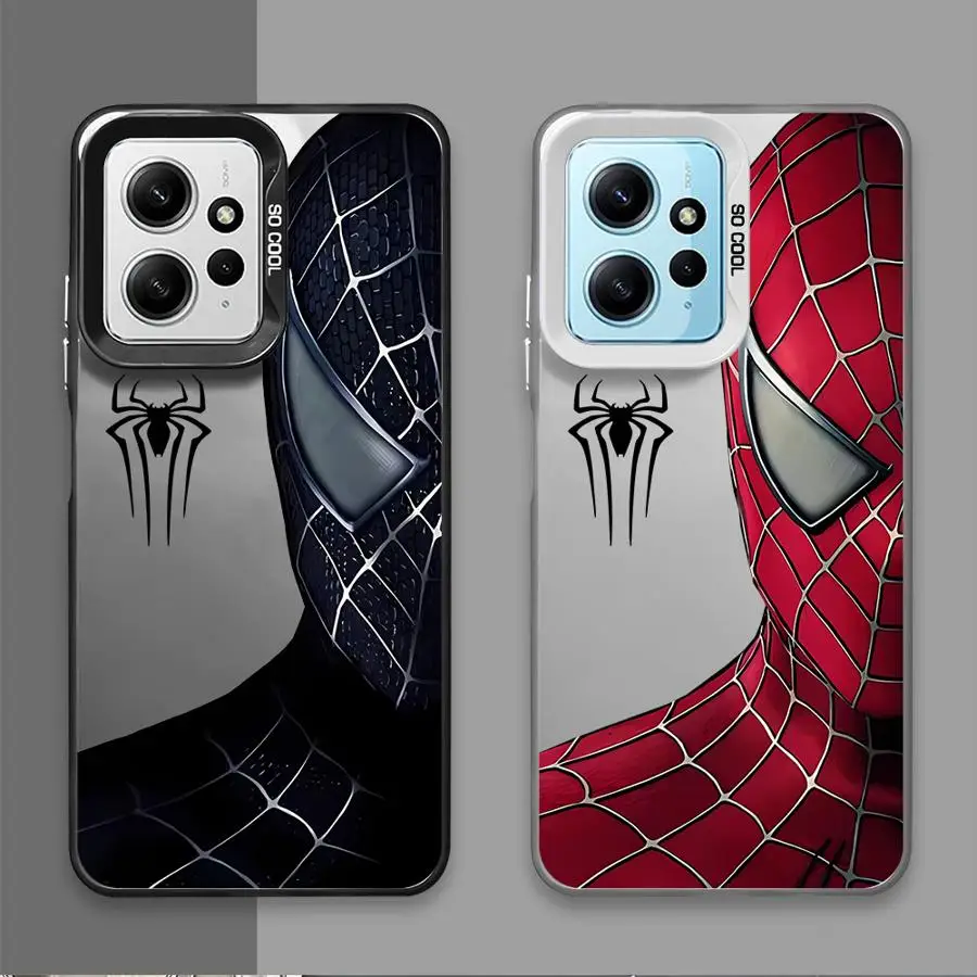 Marvel Sipider Man Phone Case for Xiaomi Redmi Note 13 12 Pro 11s 11 Pro Plus 9s 9 10s 12S 10 Pro Soft Cover Silicon