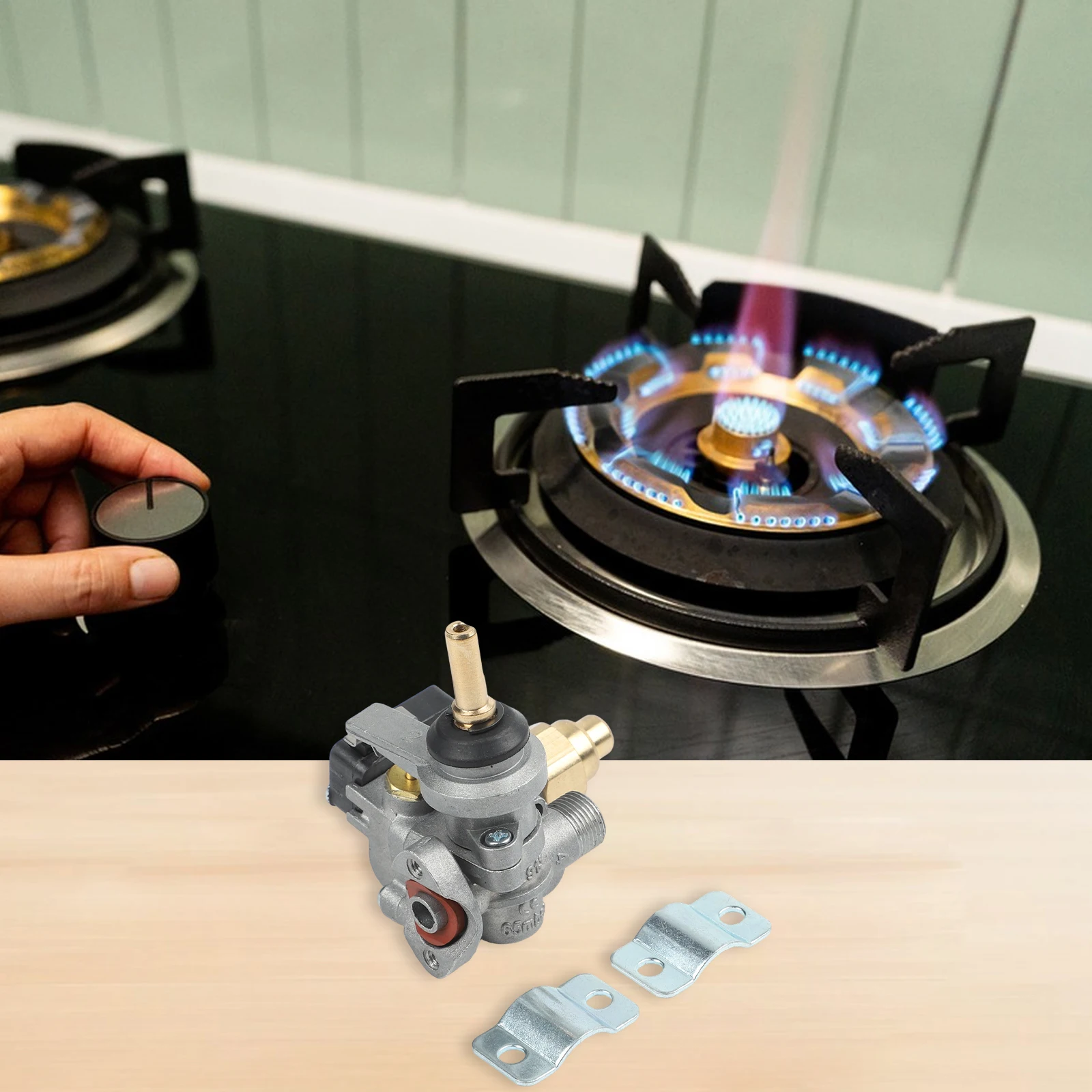 

Газовый клапан низкого давления для оборудования для приготовления пищи на сжиженном газе, совместимый с различными бытовыми и коммерческими кухонными установками