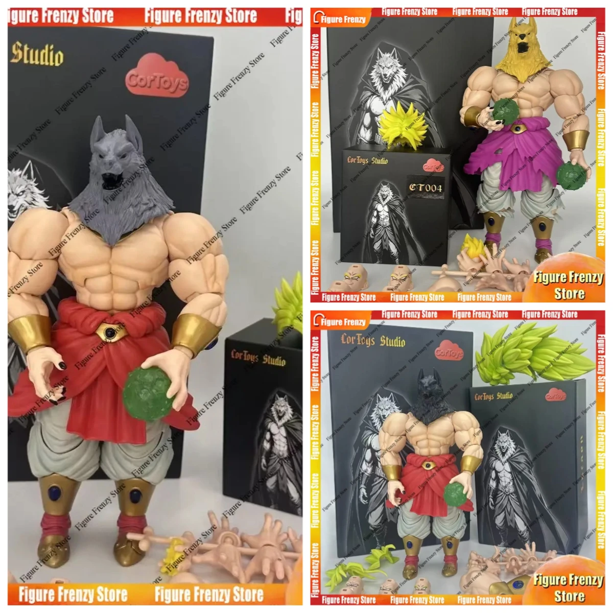 IN  Stock CT Broly Lycaon Norse Wolf God CT003、CT004、CT005Figure Frenzy  in stock