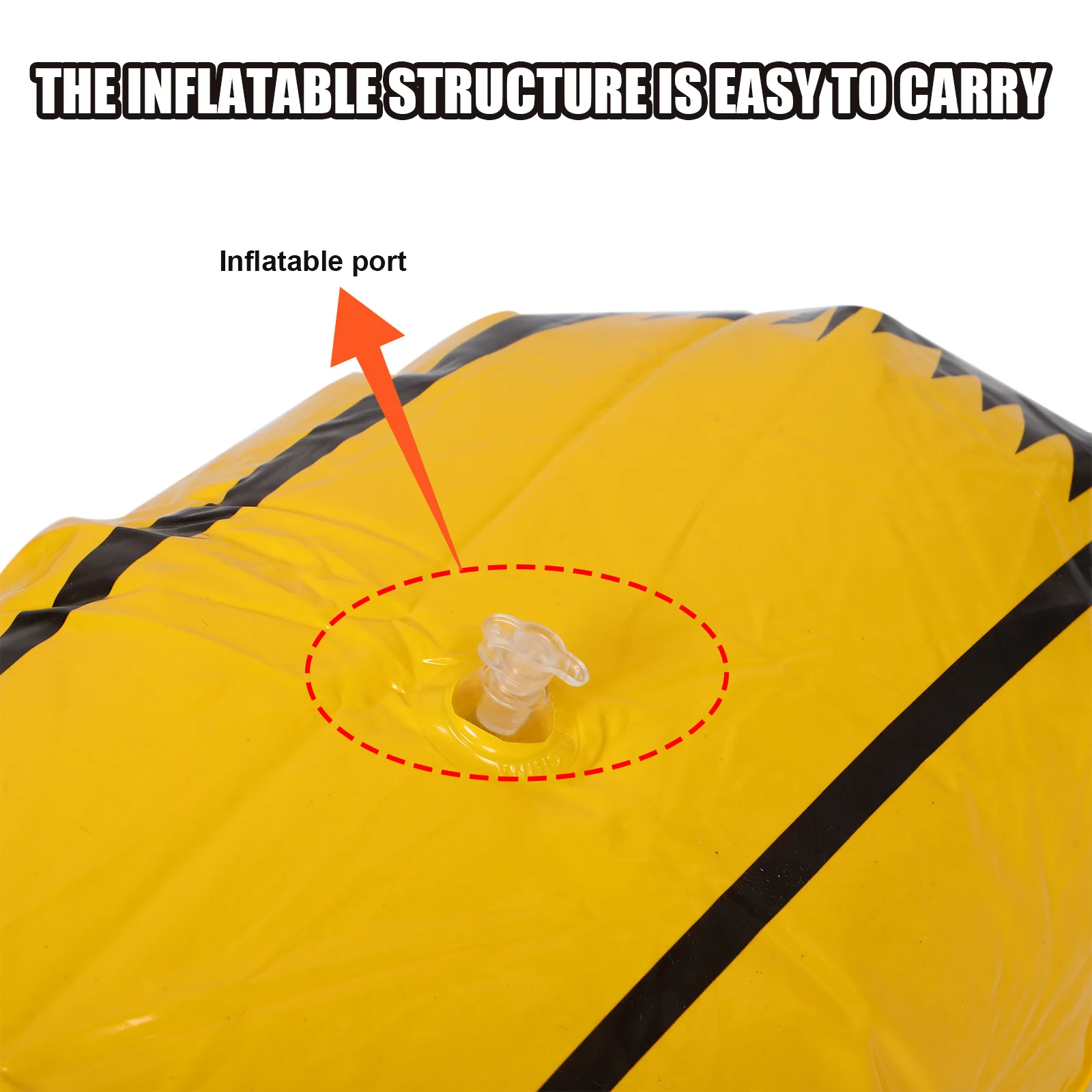 Banane gonflable Jumbo en PVC solide, étanche, grande banane pour cadeaux de fête, événements de plein air, décorations de piscine flottantes