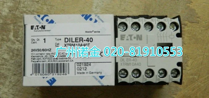 

EATON DILER-40 XTRM10A40 24VAC 100% new and original