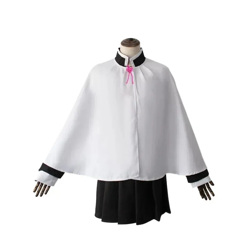 Bambini adulti Anime Demon Killer Kimetsu No Yaiba Donna Kimono Tsuyuri Kanao Costume Cosplay Copricapo a farfalla