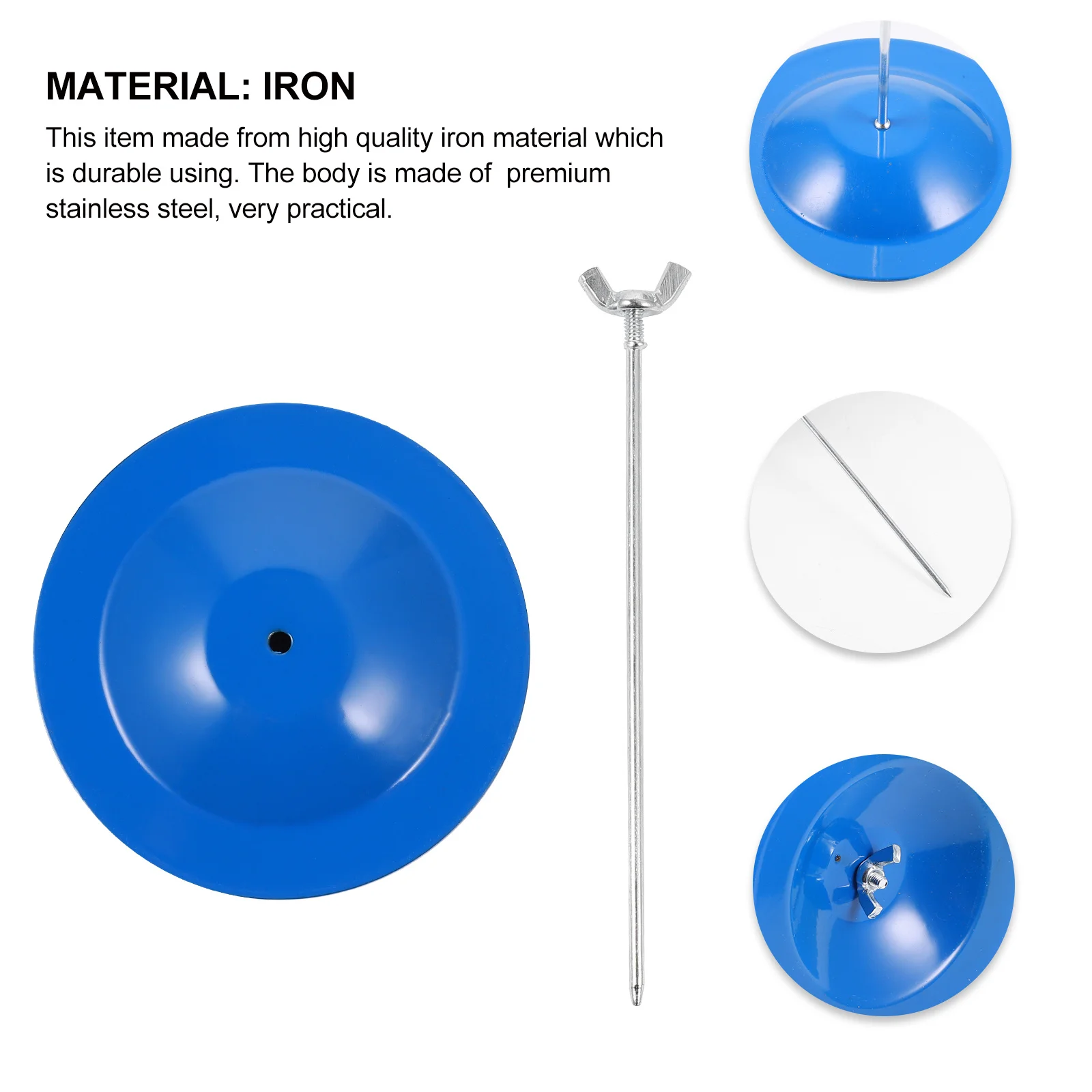 4 قطعة حامل فاتورة من الفولاذ المقاوم للصدأ بقابس واحد، قاعدة ثقيلة، حامل إيصالات للمطاعم والمكتب والمطبخ #5