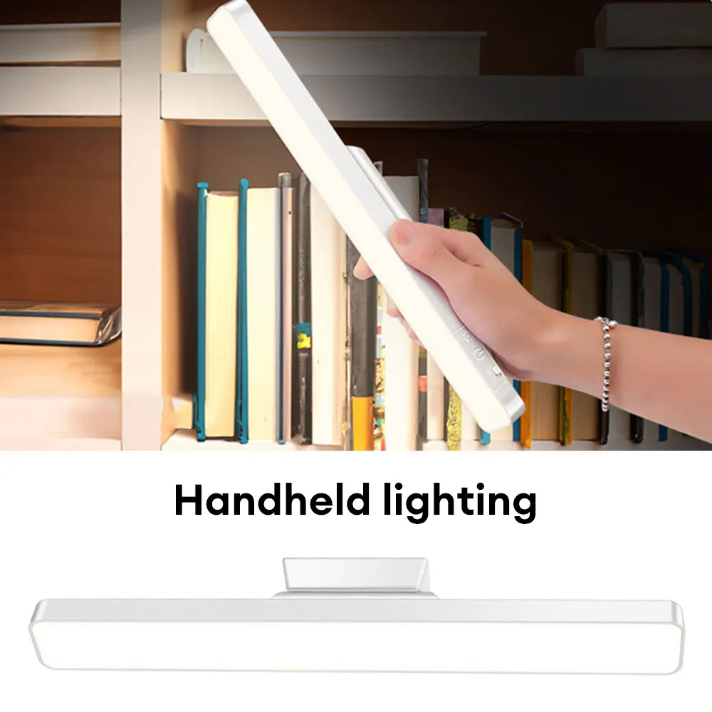 Rechargeable Table Lamp Remote Control Vanity Light Magnetic Wall Light Dimmable Reading Lamp Under Cabinet Light for Kitchen