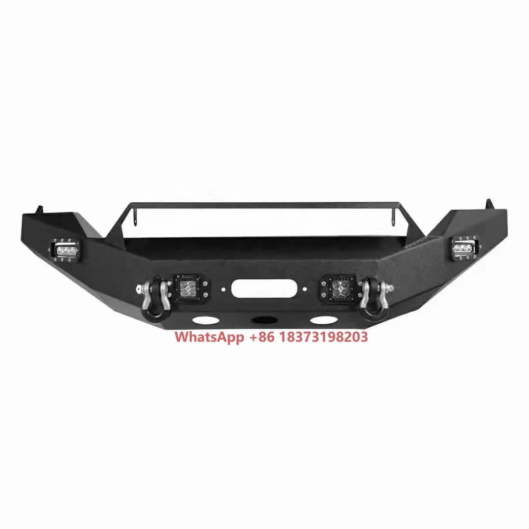 

Heavy Duty HD Off-Road Steel Powder Coated Front Bumper Bull Bar Bumper Guard for Dodge Ram F150 Tundra Silverado GMC