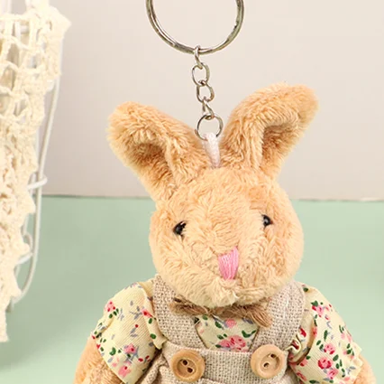 

【BBS】Симняя одежда, плюшевая игрушка с медведем, подвеска с мультяшным кроликом, мягкая кукла, брелок для ключей, рюкзак, автомобильная сумка, брелок для ключей, декор, подарок для ребенка