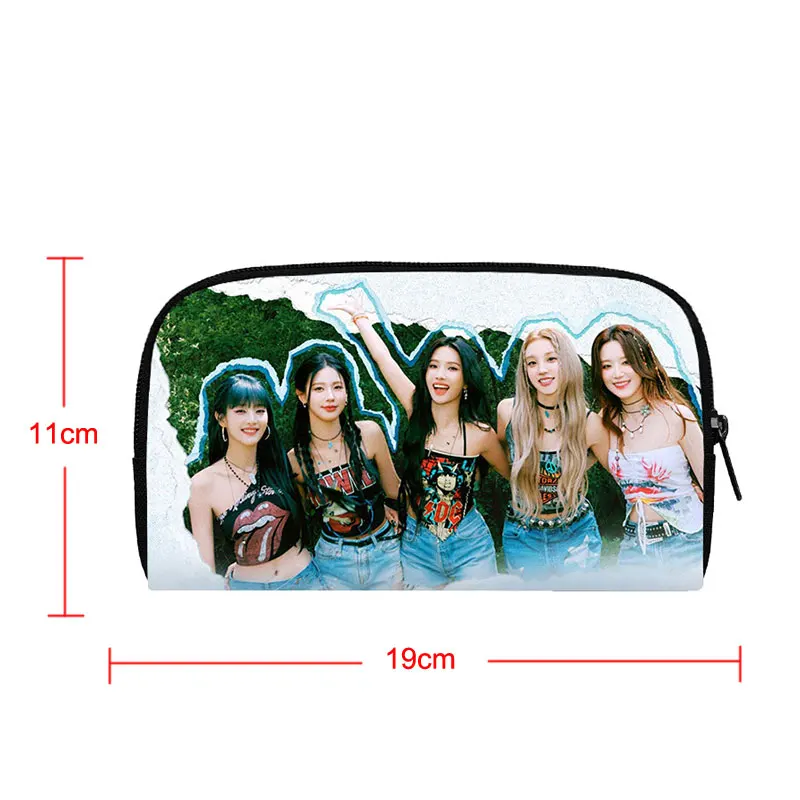 Kpop (G)I-DLE Print Wallet Queencard Purse Aublum I Feel Key Card Holder Soyeon/YUQI/Shuhua Minne Miyeon Money Bag Long Wallets