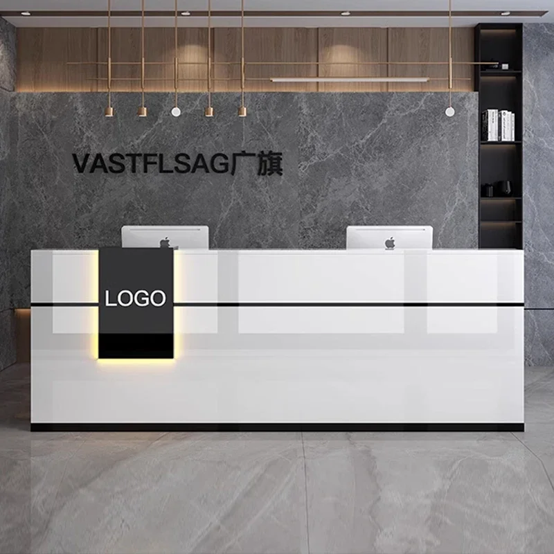 Modern Beauty Reception Desks Display Decorations Salon Reception Desks Checkout Counter Modern Reception Desk Pulpitos Pulpit
