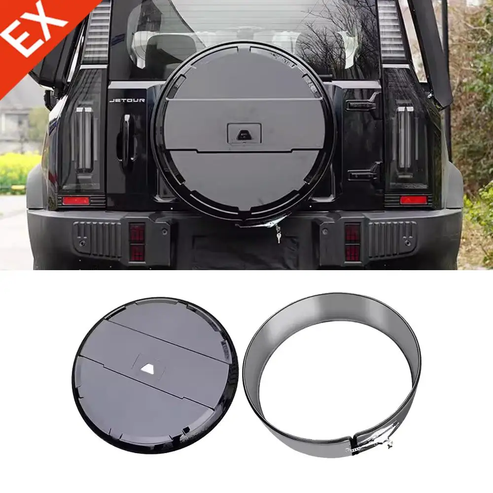 

Для CHERY JETOUR T2 Traveler 2023-2024 водонепроницаемый стильный защитный чехол для автомобильных запасных шин: аксессуар для внешнего экрана автомобиля
