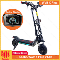 EU Stock Pre-sale 2024 Kaabo Wolf Warrior X 60V 28Ah 10inch Dual Motor 2*1100W Upgrade Central Display Wolf Warrior X E-Scooter