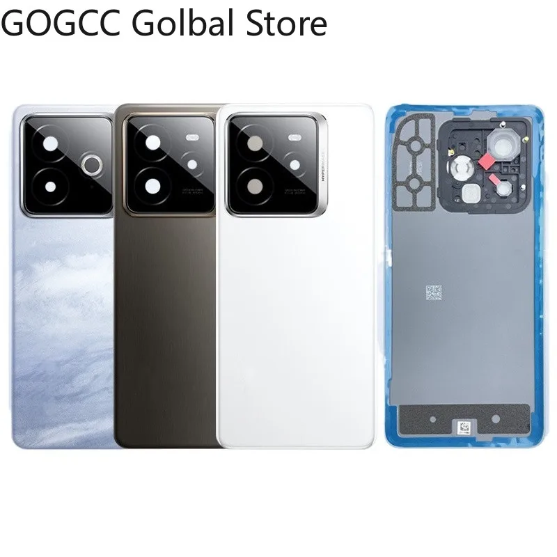 

Ремонтная задняя крышка для Realme GT 7 Pro/GT7Pro Racing Edition 5G, задняя батарея, стеклянная дверная панель, корпус + рамка объектива