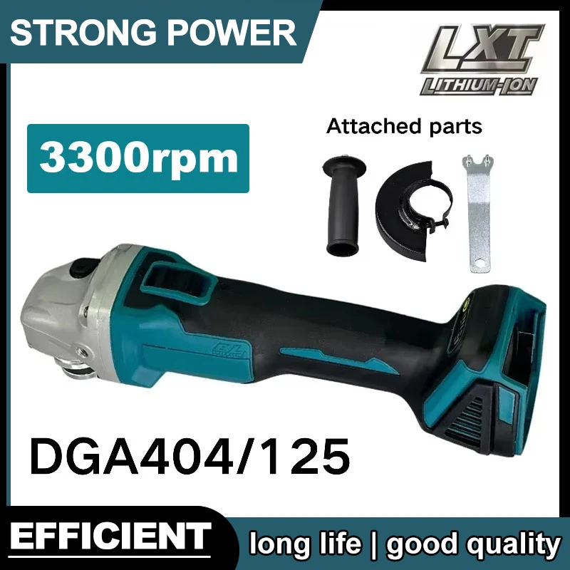 

Подходит для Makita DGA404 125/100 мм, бесщеточная литиевая электрическая угловая шлифовальная машина, перезаряжаемая режущая машина, полировальная машина высокой мощности