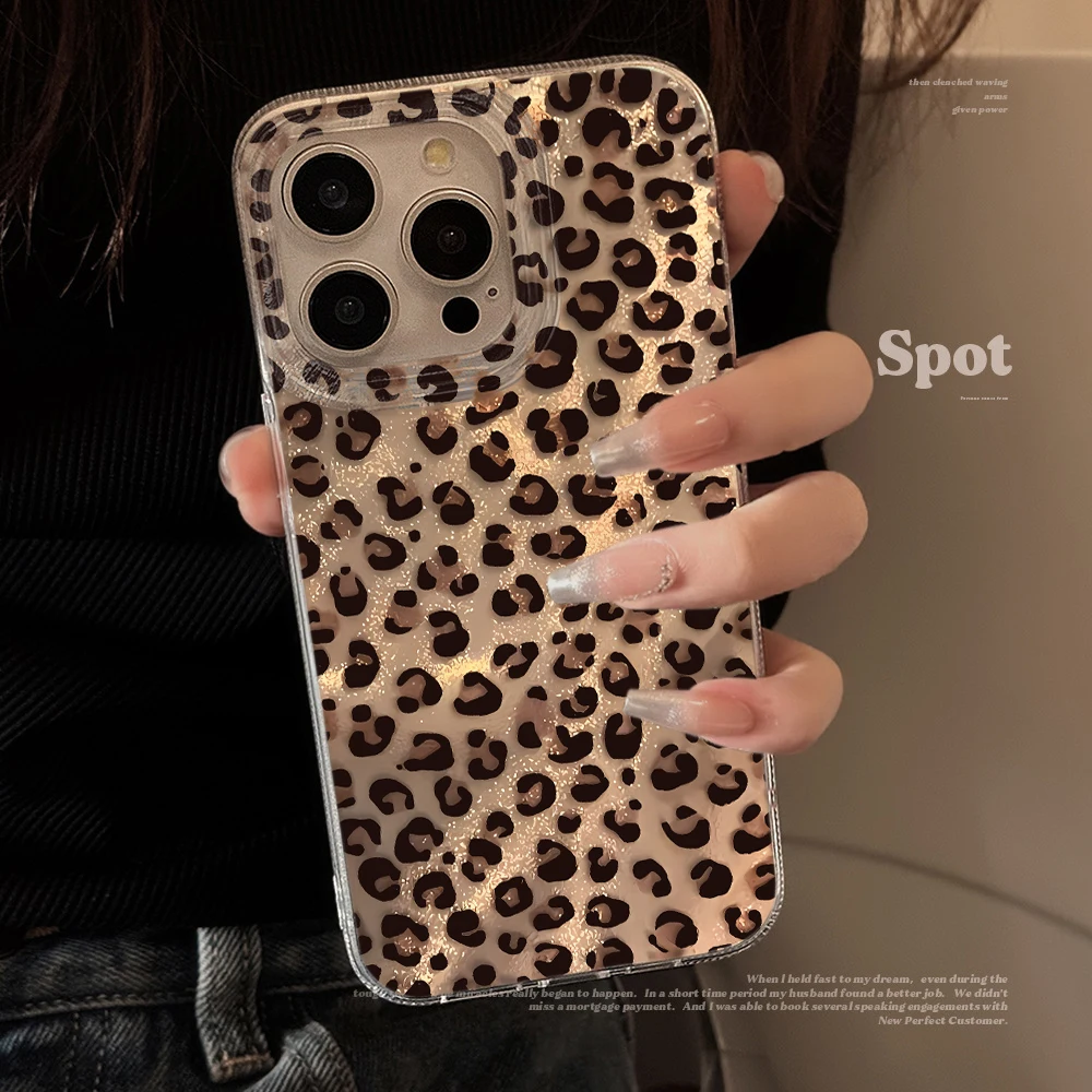 Moderne Luipaard Telefoon Case Voor Samsung Galaxy S26 S25 Rand S24 Plus Note 20 Ultra S23 FE S22 A56 A55 A54 A53 A36 Schokbestendig Funda