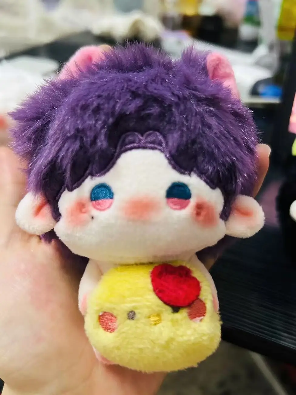 لعبة الحب والمساحة العميقة ألعاب من نسيج مخملي رافاييل كزيفير زين كاليب سيلوس 10 سنتيمتر الحيوان الأذن قلادة صغيرة تأثيري المفاتيح هدية