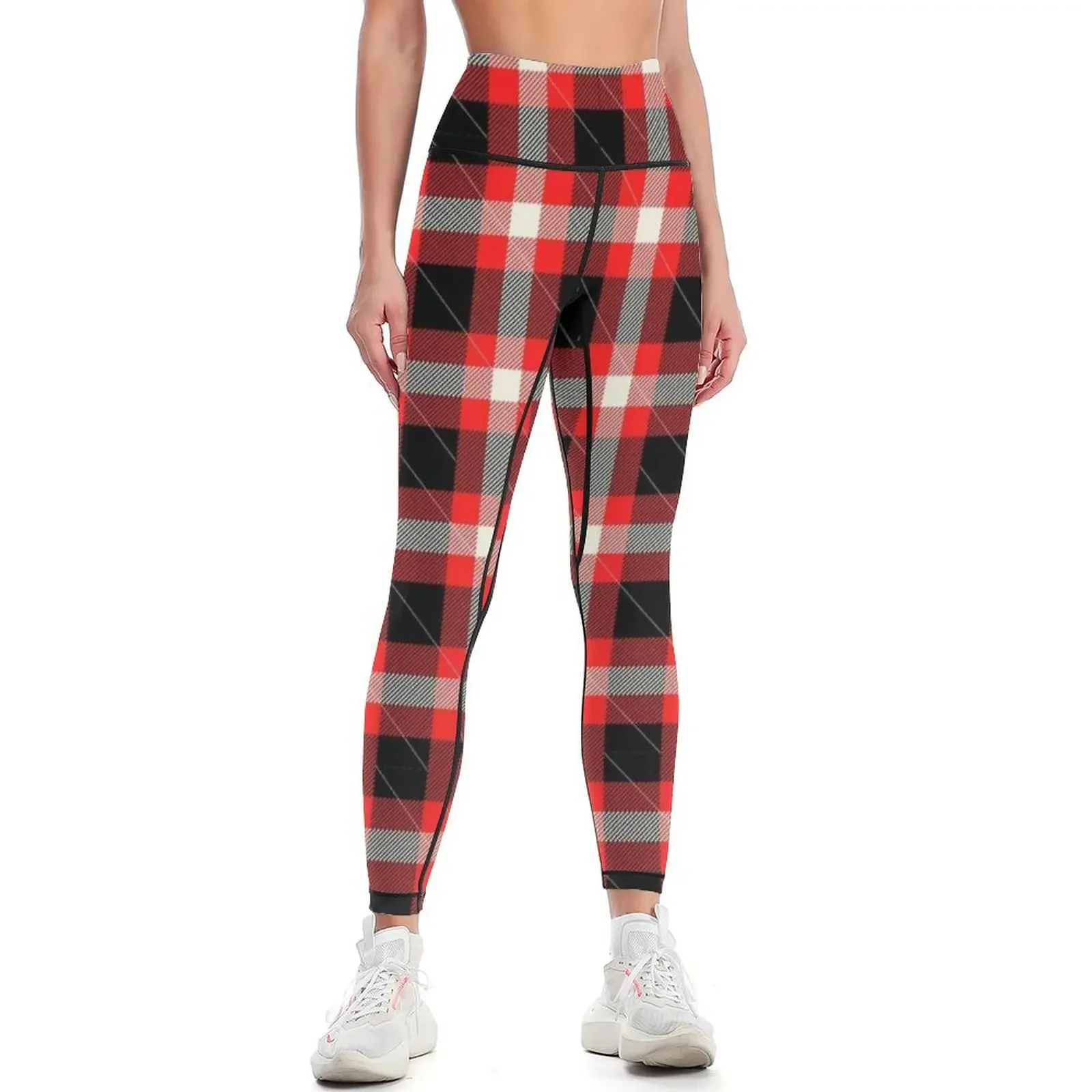 

MODERN TWIST ON A TARTAN Leggings gym pants Women's sports Women's high waist Fitness woman Womens Leggings