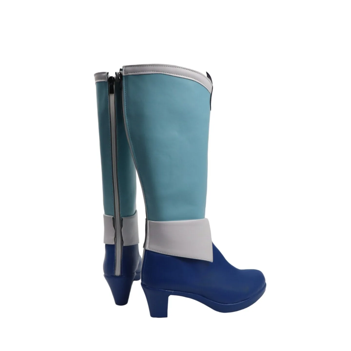Cure Fontaine Cosplay Shoes Anime Cosplay Props Halloween Carnival Boots Custom Made Big Size PU Leather Shoes