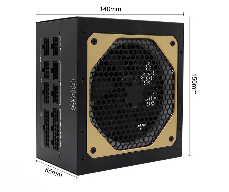 T.F.SKYWINDINTL NEUE Gold 1000W Computer Voll Modulare Netzteil Medaille Aktive PFC ATX Unterstützung 3070/3080/3090 GPU Karte – Detail 5