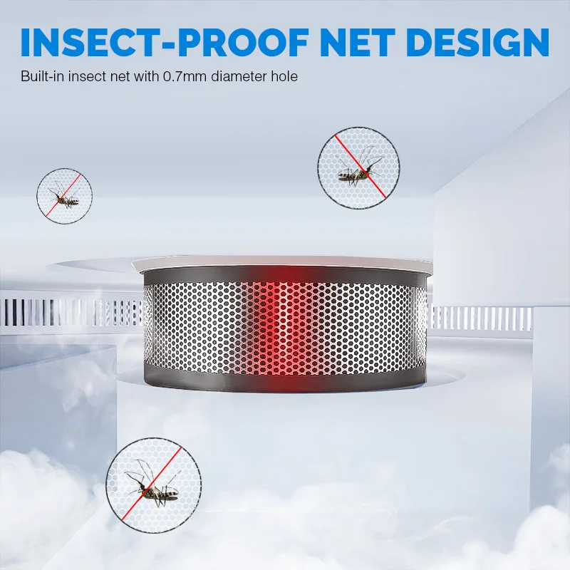 Sound Warning Smoke Alarm Photoelectric Smoke Detector Fire Alarm with CE EN 14604 Certificate