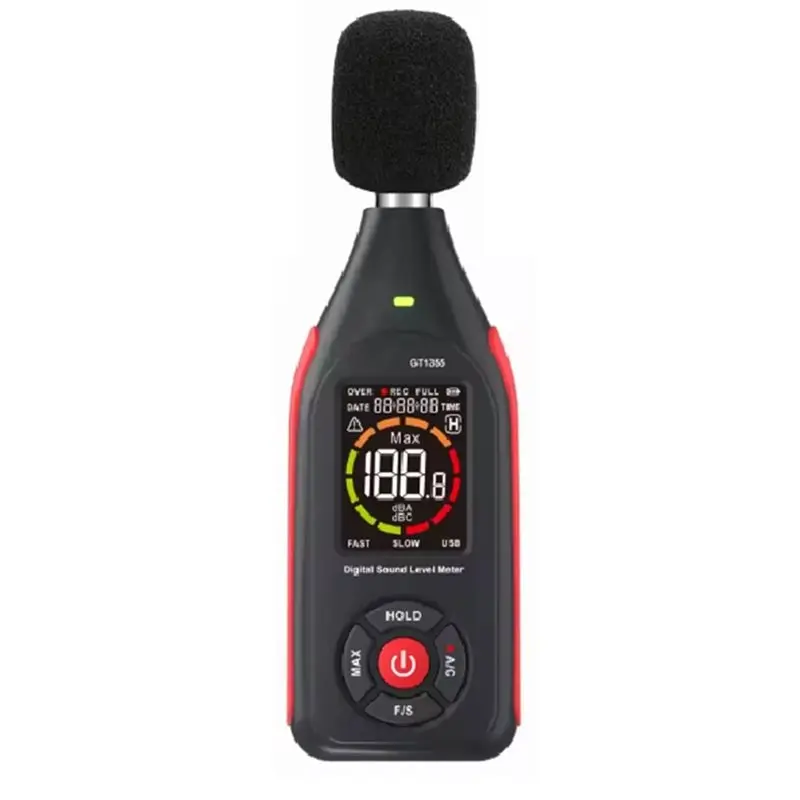 A99E-GT1355 Sound Level/Volume Tester-Noise Meter Featuring Software Support And Data Storage Function Capacity