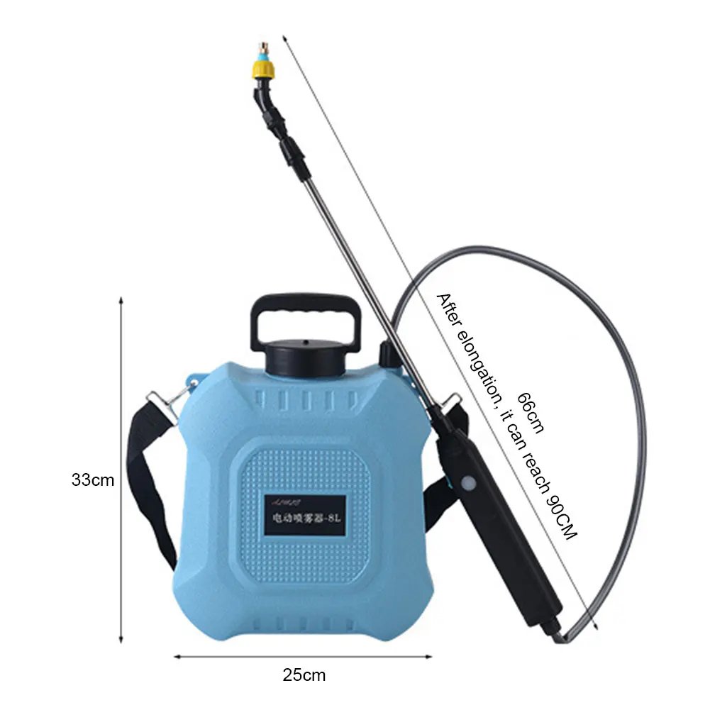 5L/8L ショルダースタイル電動噴霧器バッテリー駆動ガーデン噴霧器じょうろスプレーガン付き園芸植物ミスター灌漑