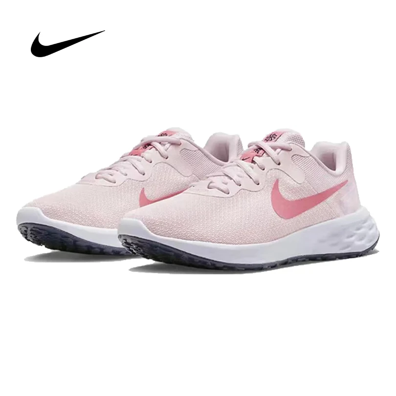 

Nike Women's Revolution 6 Sneakers New Mesh Breathable Shock-Absorbing Casual Running Shoes DV7893-600