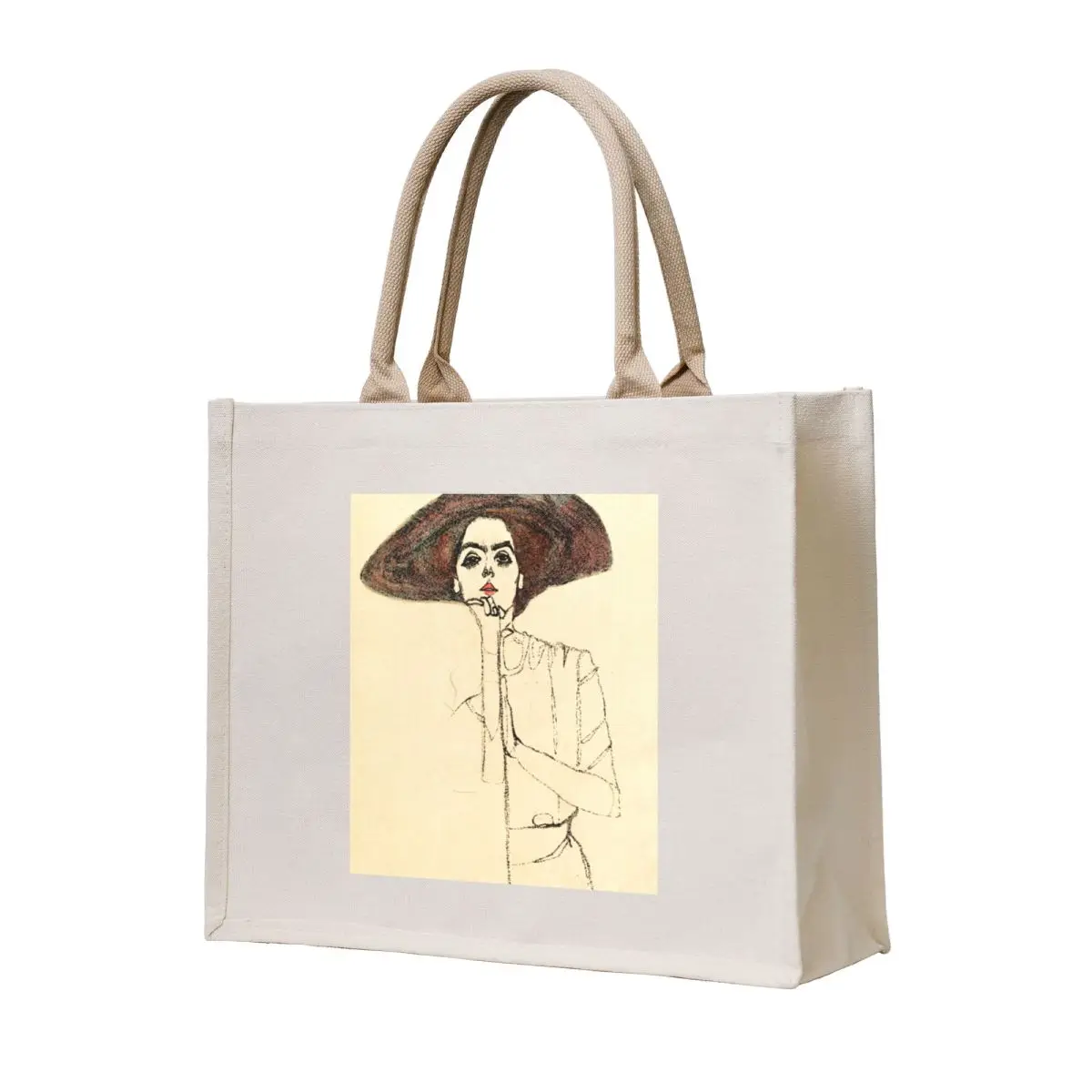 

Enhanced Egon Schiele Portrait of a Woman No.2 1910 Tote Bag tote bag women shopper bag woman Women bags