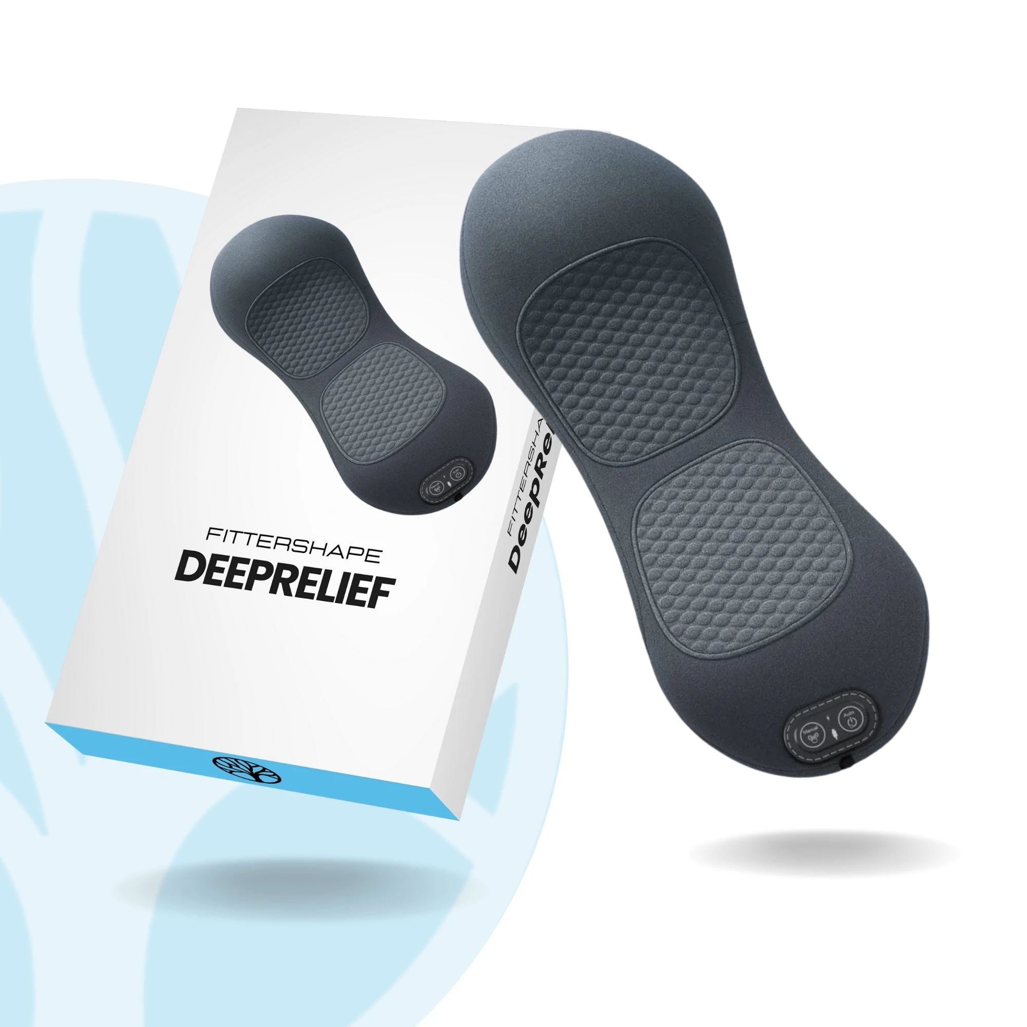 3-in-1 Back Massager Heat Vibration for Back Pain Relief Herniated Disc Stretch Support Traction Lower Back Massage Pillow