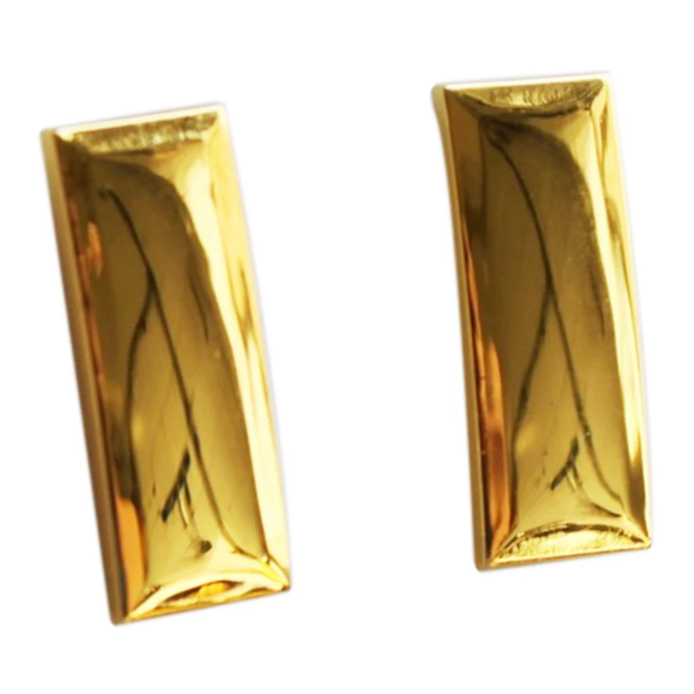 PAIR OF WW2 US ARMY SECOND LIEUTENANT OFFICER RANK INSIGNIA PIN BADGE
