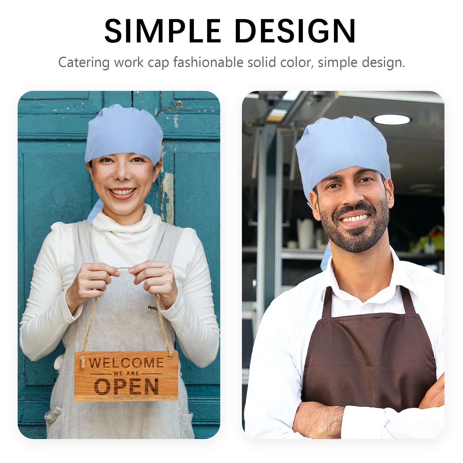 

Solid Color Button Work Cap Adjustable Sweatband Breathable Cotton For Men Women Hand Washable Working Headwearscrub Cap Hair