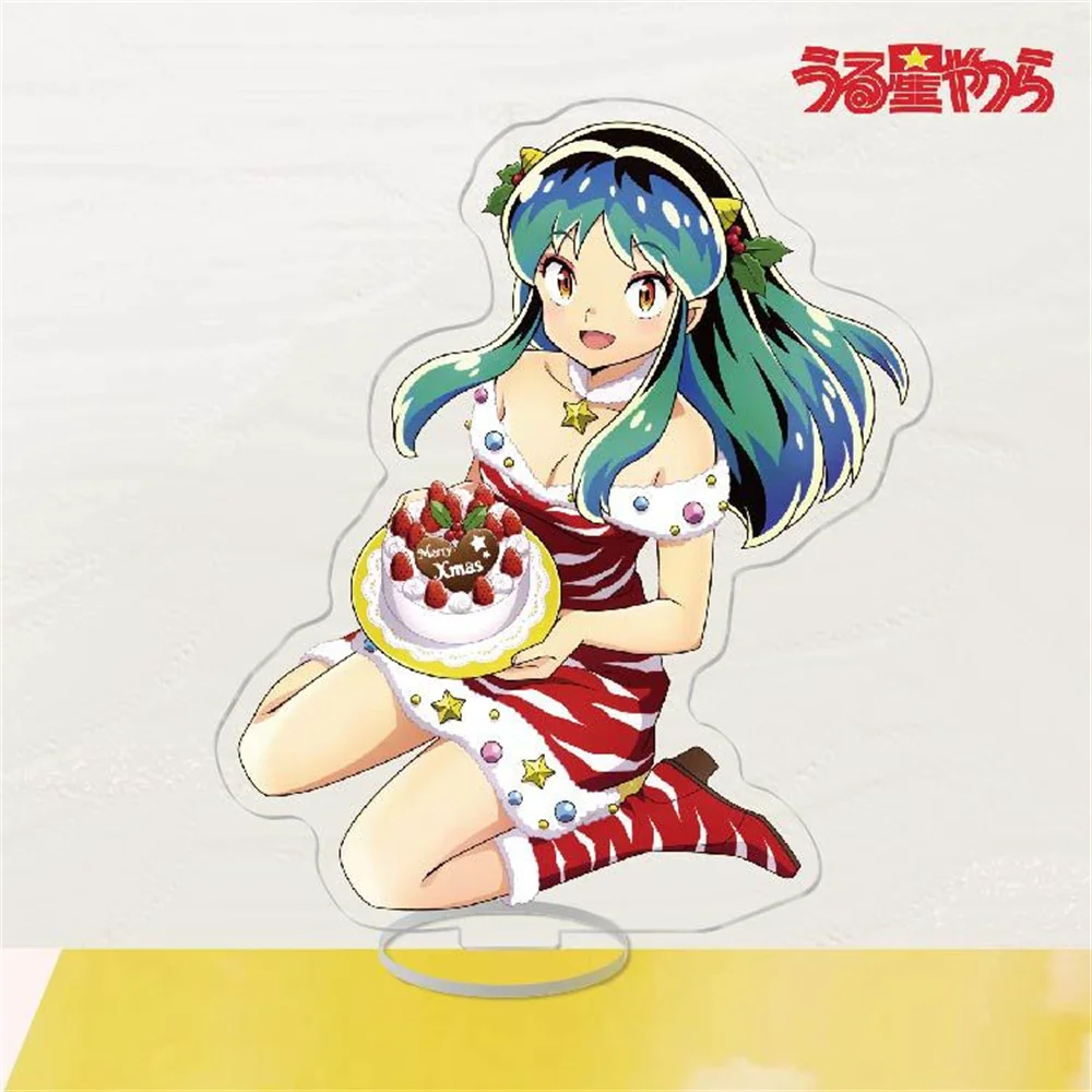 Japan Anime Urusei Yatsura Acryl Stand Model Figuur Cosplay Plaat Houder Topper Verjaardag Fans Kerst Bureau Decor Plaat Gift