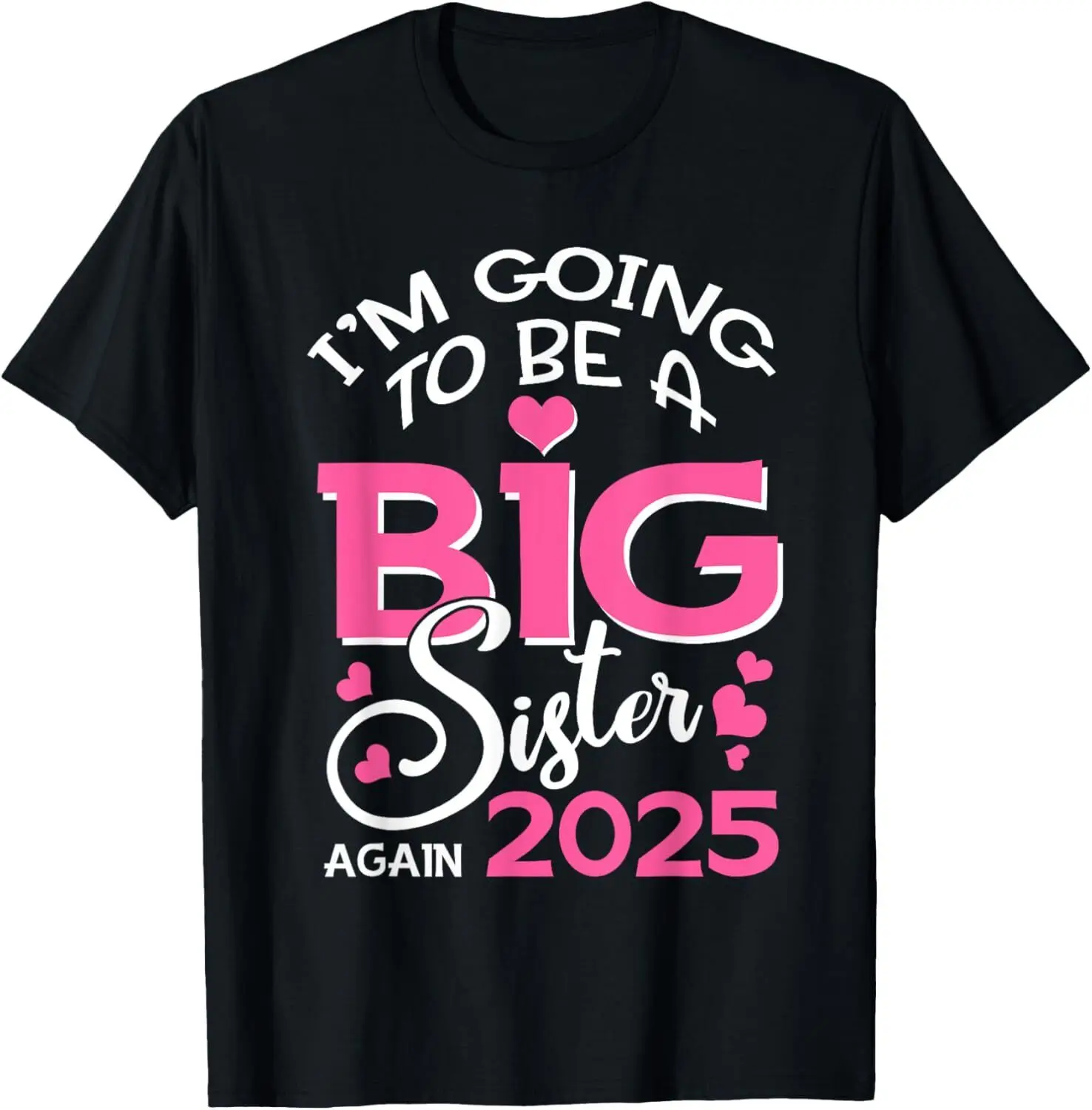 

I'm Going To Be A Big Sister Again 2025 Pregnancy T-Shirt