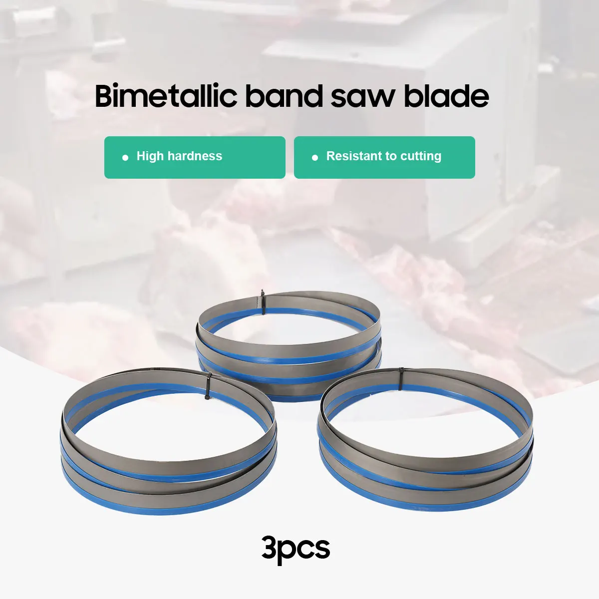 3/5 Stück M42 Bimetall-Metallschneidebandsägeblatt 2720*27*0,9 MM Bi-Metall Bandsägeblätter für Holzbearbeitung und Metallschneiden – Detail 11